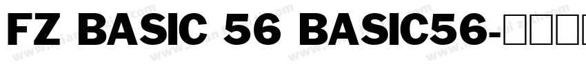 FZ BASIC 56 BASIC56字体转换